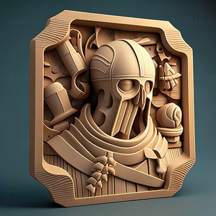 3D model Fortified game (STL)